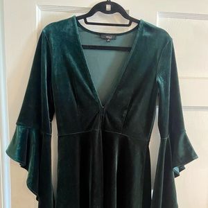 Green Party Dress
